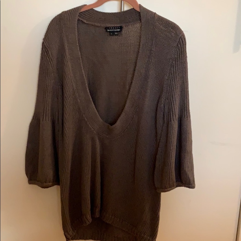 Theory sweater sz L